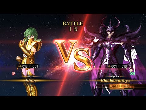 Shun (Virgo Gold Cloth) vs Rhadamanthys (Wyvern Surplice) - Saint Seiya: Soldiers' Soul