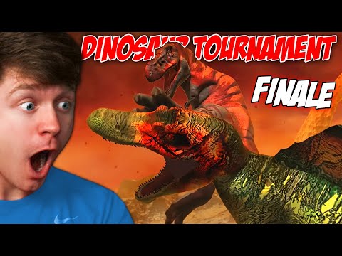 Reacting to GIANT DINOSAUR TOURNAMENT the FINALE!
