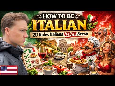 American Reacts: 20 Rules Italians NEVER Break 🇮🇹