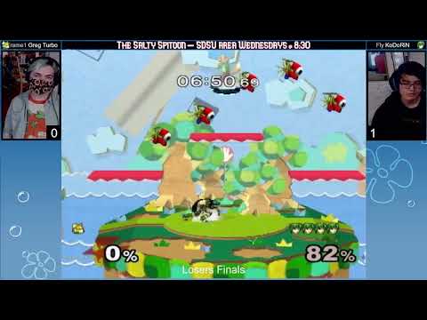 Salty Spitoon Melee #15 Losers Finals - Greg Turbo (fox) vs KoDoRiN (marth)