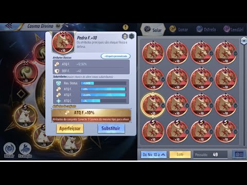 AJUSTES DE COSMOS + ÓTIMAS CONTAS A VENDA - SAINT SEIYA AWAKENING