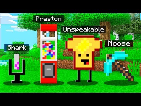 UnspeakableReacts - TRY NOT TO LAUGH OR GRIN MINECRAFT CHALLENGE!