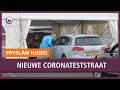REPO: Nieuwe coronateststraat in Leeuwarden