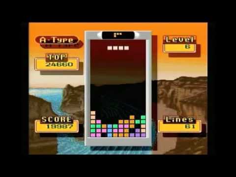 Super Tetris 2+Bombliss for the Super Famicom Tetris Gameplay
