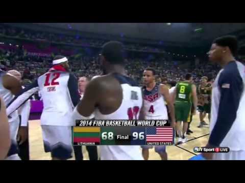 Fight after the game |USA vs Lithuania|  | September 11, 2014 |  Basketball | FIBA 2014 |