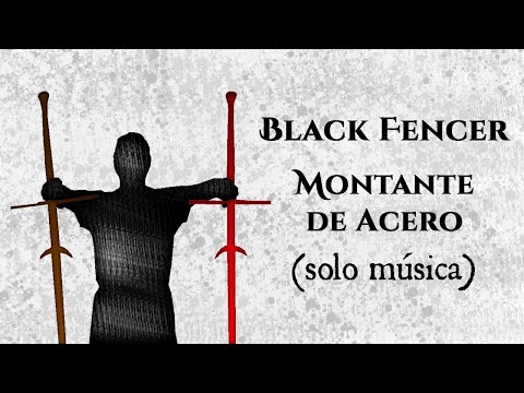 Revisión, ejercicios y floreos con los prototipos de montante Black Fencer (solo música)