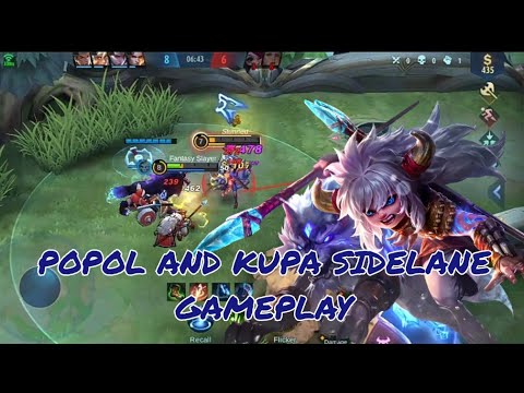 POPOL AND KUPA SIDELANE GAMEPLAY - MOBILE LEGENDS