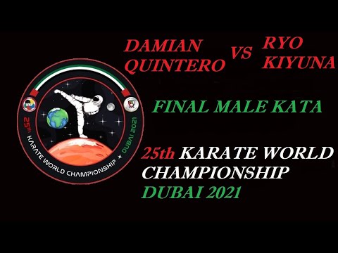 Damian Quintero Capdevila vs Ryo Kiyuna - Final Male Kata | World Championship Dubai 2021