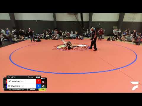 97 Lbs Cons. Semi - Kaden Harding, Team Aggression Wrestling Club Vs Domanic Jaworsky, Toro World
