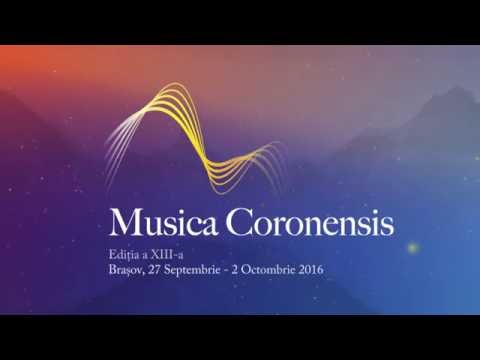 Musica Coronensis 2016 - Prezentarea perioadei 27 - 29 septembrie