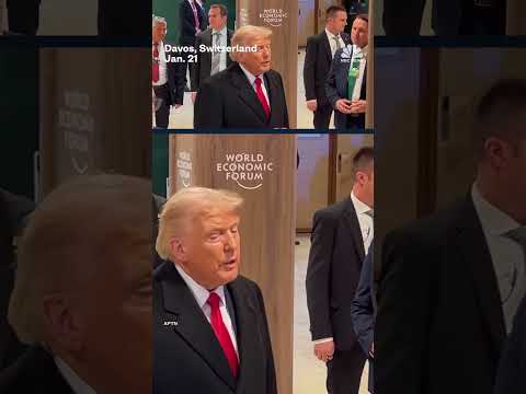 President Trump tells reporters about a potential Greenland deal agreed  with NATO's Mark Rutte