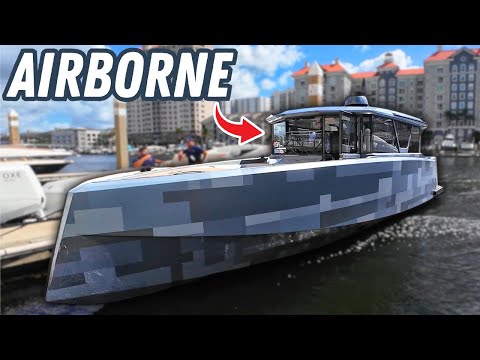 Is THIS The FUTURE Of Boating? Navier 30' Hydrofoil