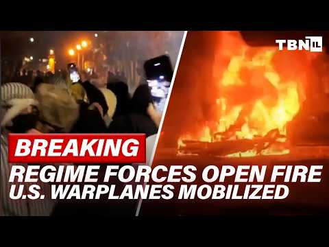 BREAKING: Hundreds Dead In BRUTAL Regime Crackdown; U.S. Mobilizes Warplanes | TBN Israel