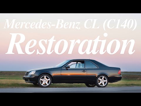 Реставрация автомобиля - mercedes-benz cl coupe w140
