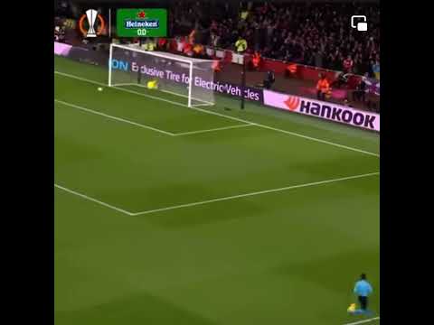 Pedro Gonçalves goals against Arsenal wins goal of the week in the Europa league. #europaleague