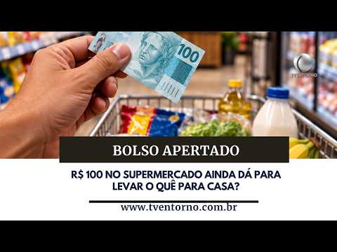 R$100 NO BOLSO E O CARRINHO CADA VEZ MAIS VAZIO