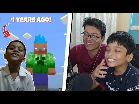 Z gaming - REACTING TO MY OLD MINECRAFT VIDEOS! (very funny)
