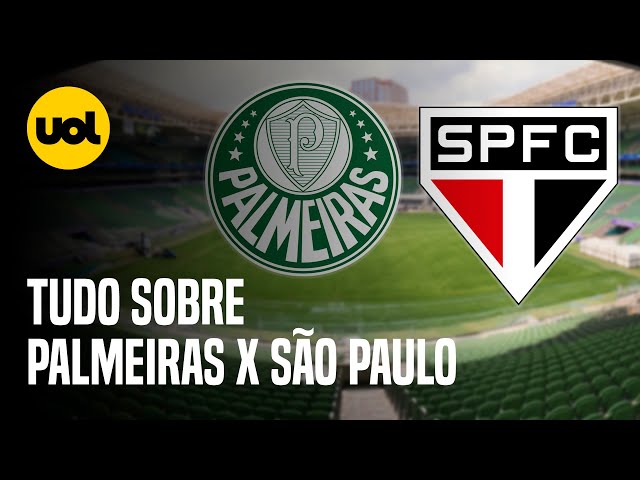 PALMEIRAS X SÃO PAULO AO VIVO COM IMAGENS - JOGO DE HOJE - ASSISTA