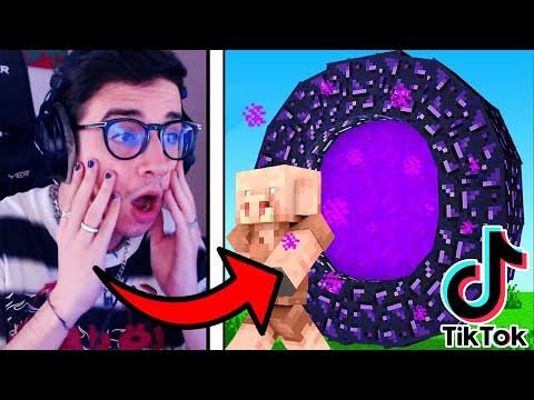 10 TIKTOK *VIRALI* DA USARE SU MINECRAFT!!