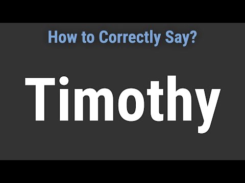 How to Pronounce Name Timothy (Correctly!)