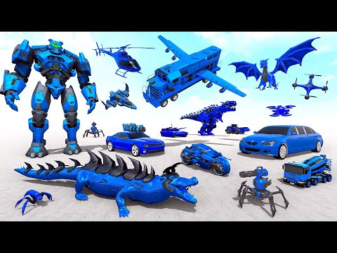 Animal Crocodile Robot Game - Android Gameplay