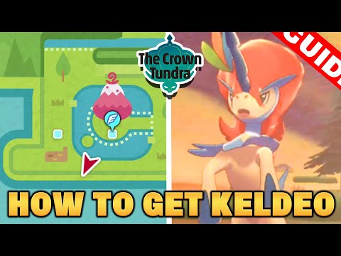 How To Catch KELDEO in Pokemon CROWN TUNDRA DLC