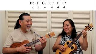 Aba Daba Honeymoon - Ukulele Play Along - Lyrics And Chords On Screen