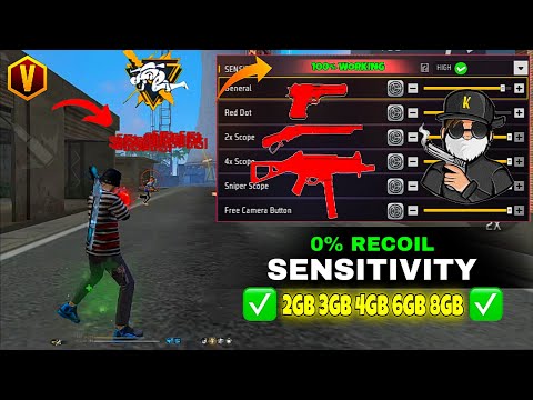 Free Fire Max Auto Headshot Trick 2026 Sensitivity ⚙️ 2gb, 3gb, 4gb Ram Headshot Sensitivity Setting