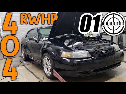 2001 Mustang Vortech V2 SUPERCHARGER (BULLITT) 4.6L 2V Comp Cams Dyno at Brenspeed
