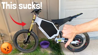 There is something I dislike about my enduro e-bike( watch before you buy)