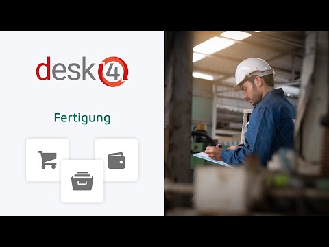 Webinar - Fertigung | desk4 - Die Online Warenwirtschaft