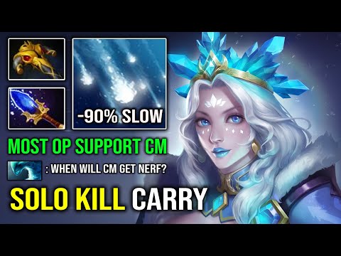 When You Got Solo Kill By a Support CM | WTF +90% Freeze Slow Overpower Crystal Maiden Dota 2