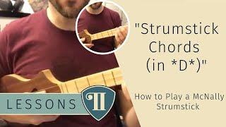 Video thumbnail for Strumstick Chords (in D) - How to Play a McNally Strumstick Dulcimer by Inglewood Instruments