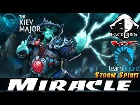 Miracle- [Storm Spirit] Liquid vs Faceless KIEV MAJOR - Dota 2