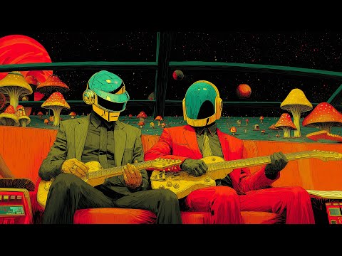 Daft Punk-Inspired Space Lounge Muzak 1982🍄🤖 | Chillwave, Vaporwave, Funk, Jazz, Lofi Playlist