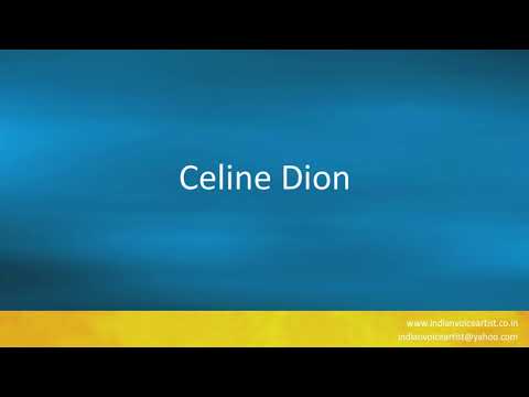 Pronunciation of the word(s) "Celine Dion".