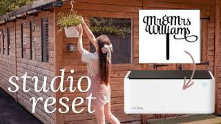 studio reset + making cake toppers! 🧼 (xTool M1 tutorial)