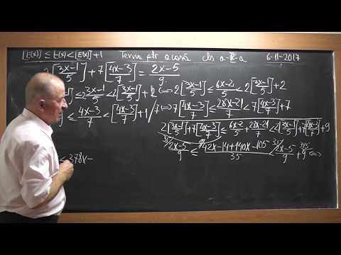 2/2 Lectia 1615 - Clasa 9 - Ecuatii cu partea intreaga