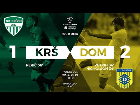 28.krog: Krško - Domžale 1:2 ; Prva liga Telekom Slovenije 2018/2019