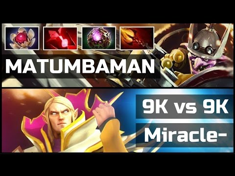 MATUMBAMAN vs Miracle • Timbersaw • 20 kills — Pro MMR Gameplay Dota 2