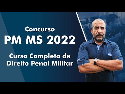 Concurso PM MS - Curso Completo de Direito Penal Militar - AlfaCon