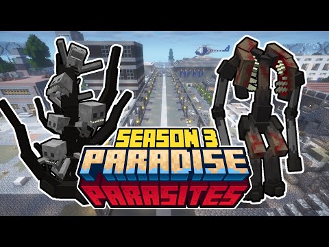 Ich überlebe 100 Tage Minecraft in eine Parasiten Zombie Apokalypse - Paradise Parasites Season 3