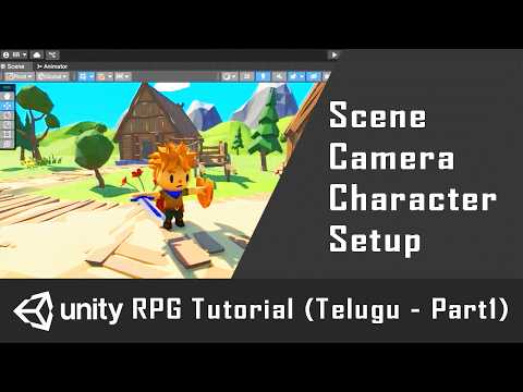 Make an RPG Game in Unity Project Setup Tutorial in Telugu Part 1