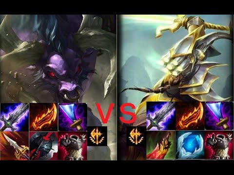 LOL Full Build 1on1:    Alistar VS Yi