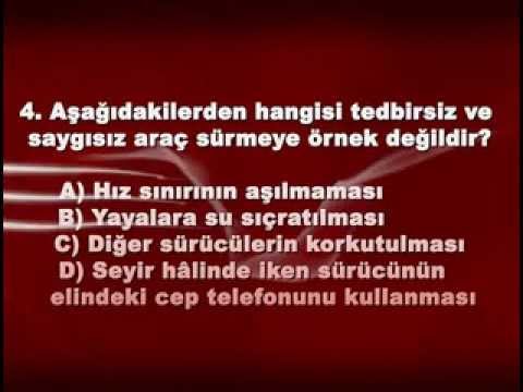Trafik Bilgisi Tedbirsiz ve Saygısız Araç Kullanmak