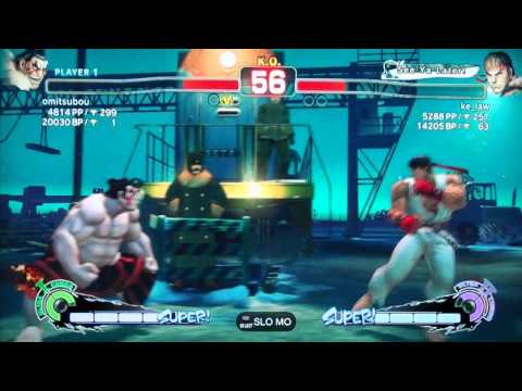 SSF4 AE 2012: omitsubou (E. Honda) vs ke_law (Ryu)