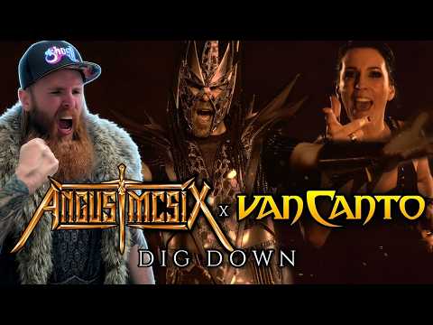 ANGUS McSix Just Dropped The Catchiest Power Metal Song of 2026!  'Dig Down' feat Van Canto Reaction