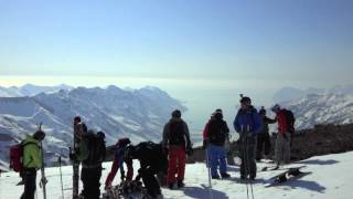 preview picture of video 'K12 - Heliski in Kamchatka (Камчатка) - May 2012'