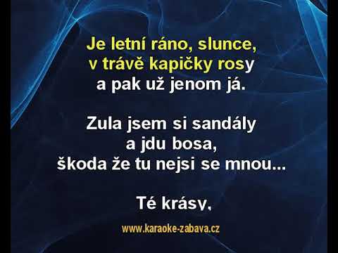 Léto je léto (Sun of Jamaica) - Helena Vondráčková Karaoke tip