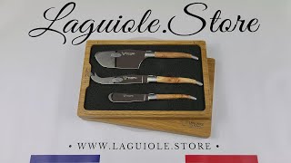 Laguiole Cheese Set Juniper wood